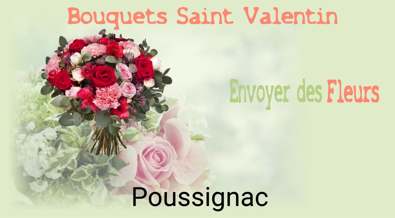 Roses de Saint-Valentin livrées à Poussignac